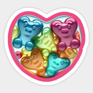 Gummi Love Sticker